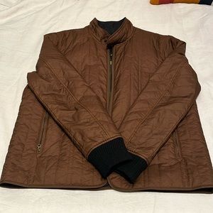 LARGE REVERSIBLE BILLY REID NYLON BOMBER JACKET - with rare Tarantula print!